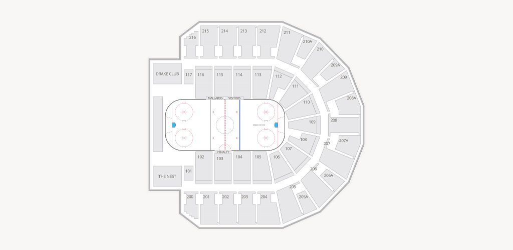 Vibrant Arena at The Mark Seating Chart