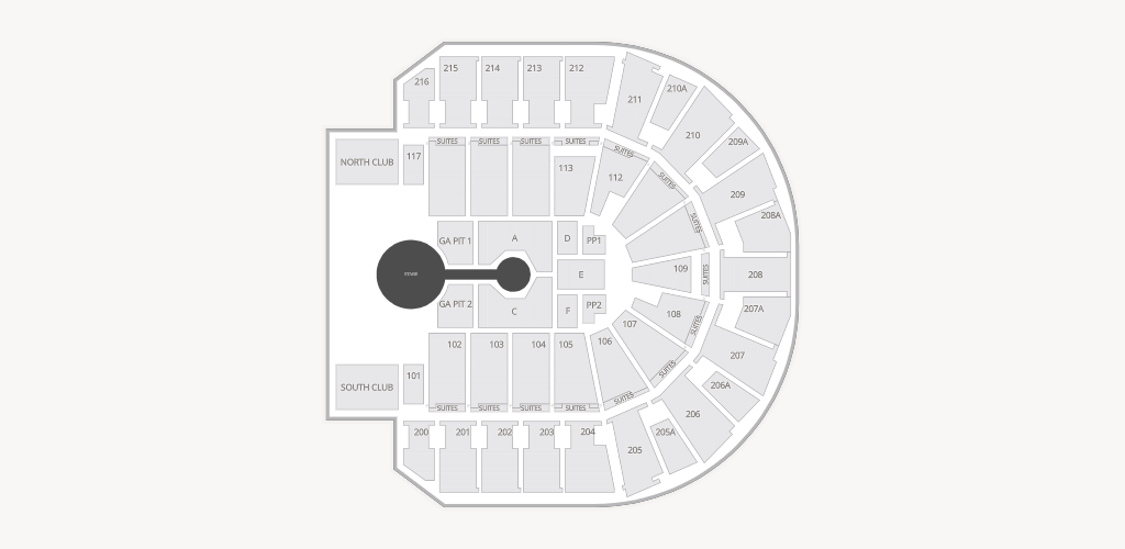 Vibrant Arena at The Mark Seating Chart