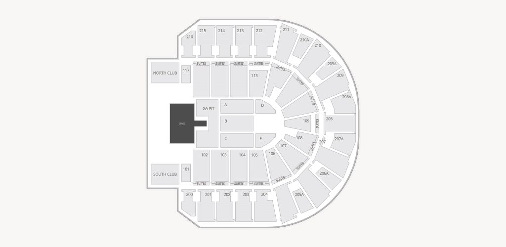 Vibrant Arena at The Mark Seating Chart