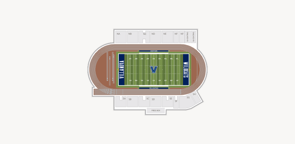 Villanova Stadium Seating Chart