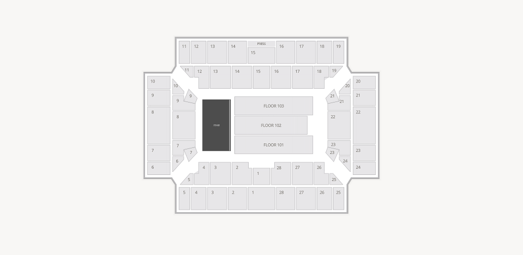 Visions Veterans Memorial Arena Seating Chart