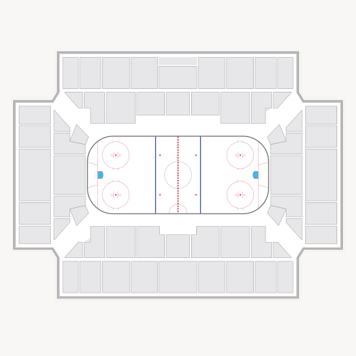 Visions Veterans Memorial Arena seating chart
