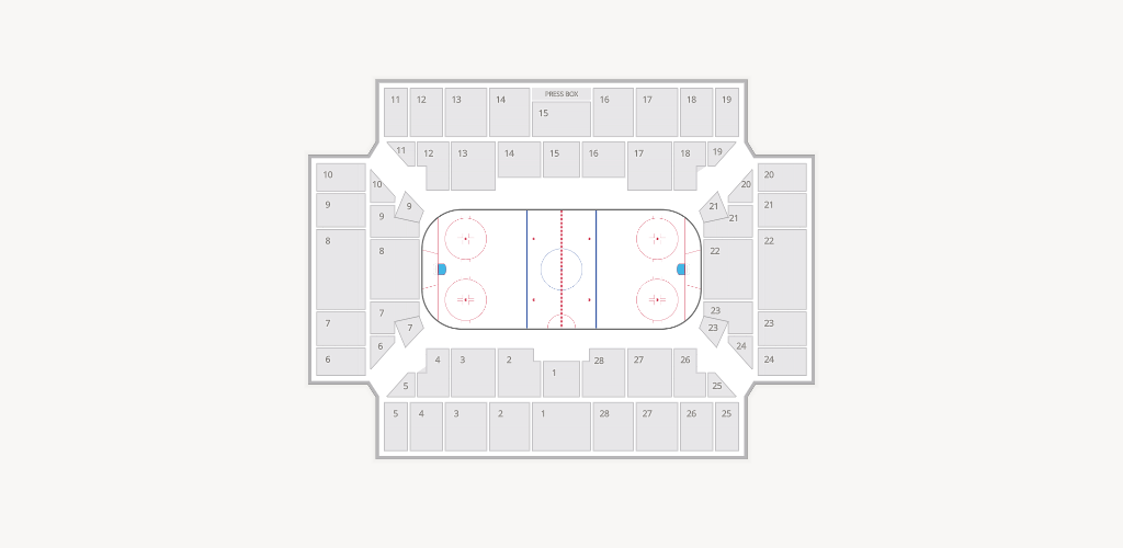 Visions Veterans Memorial Arena Seating Chart