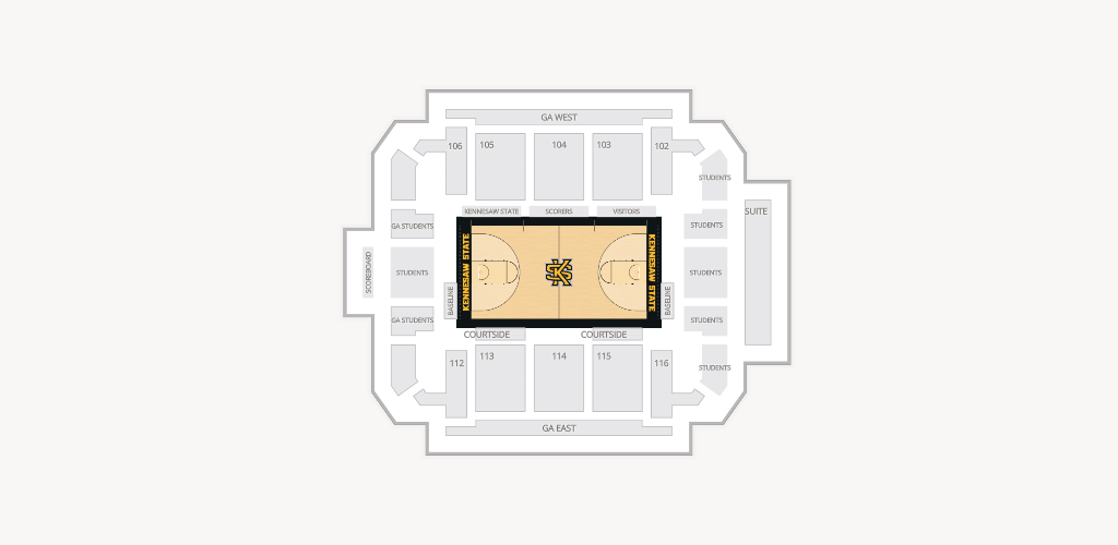 VyStar Arena at the KSU Convocation Center Seating Chart