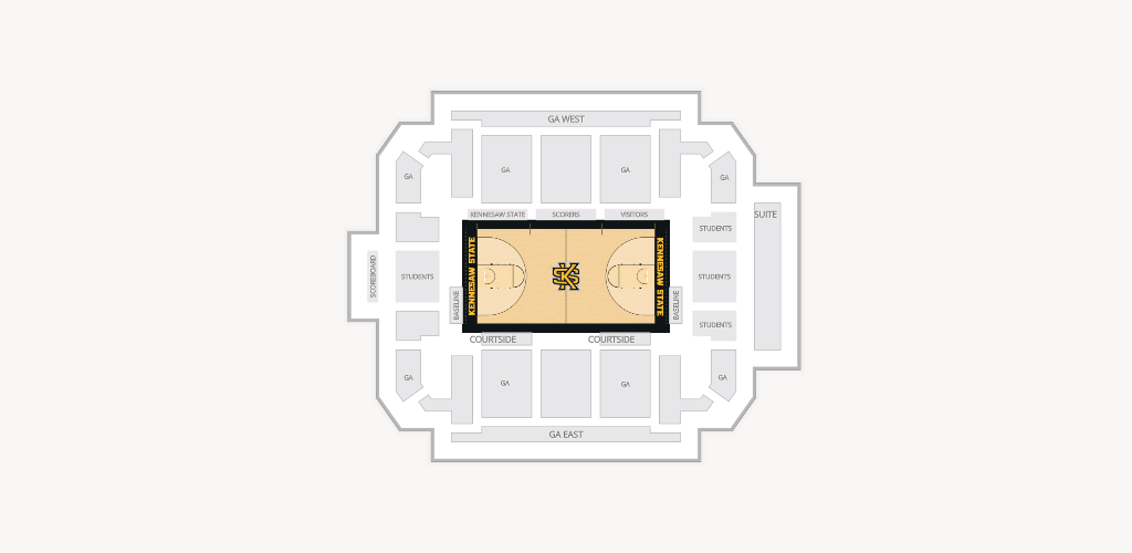 VyStar Arena at the KSU Convocation Center Seating Chart