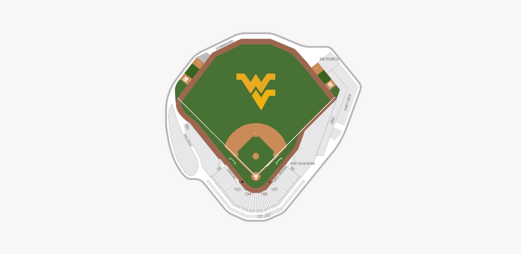 Wagener Field at Kendrick Family Ballpark Seating Chart