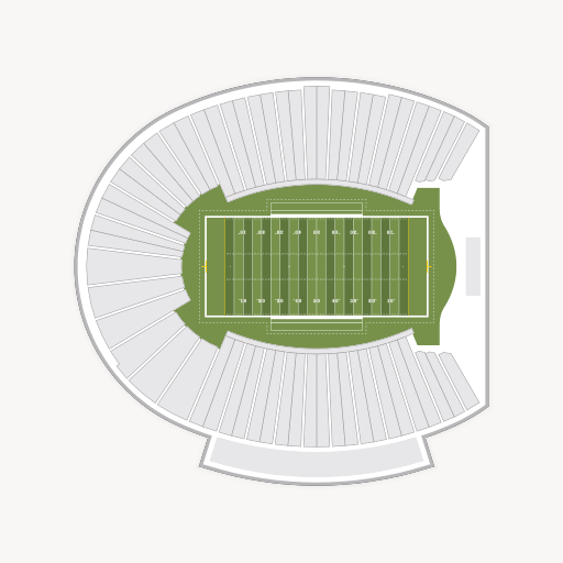 Wallace Wade Stadium seating chart