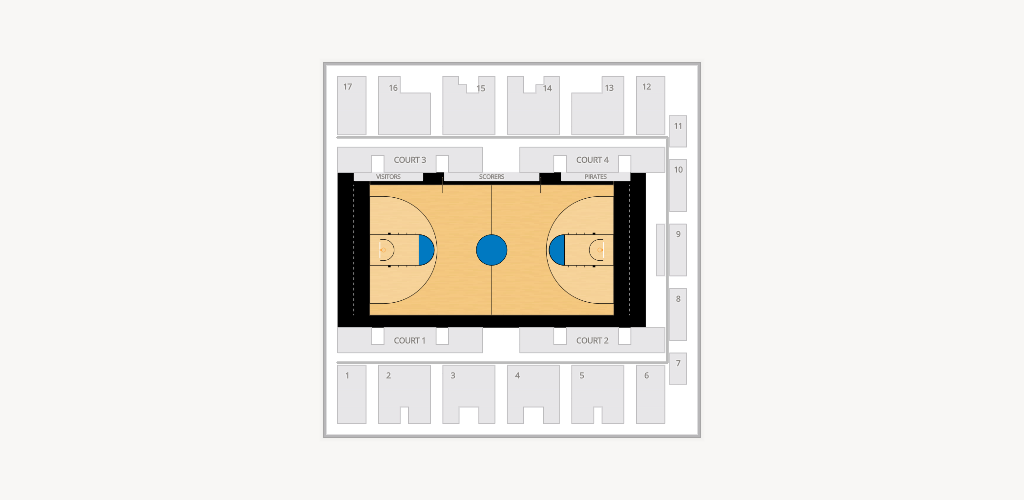 Walsh Gymnasium Seating Chart