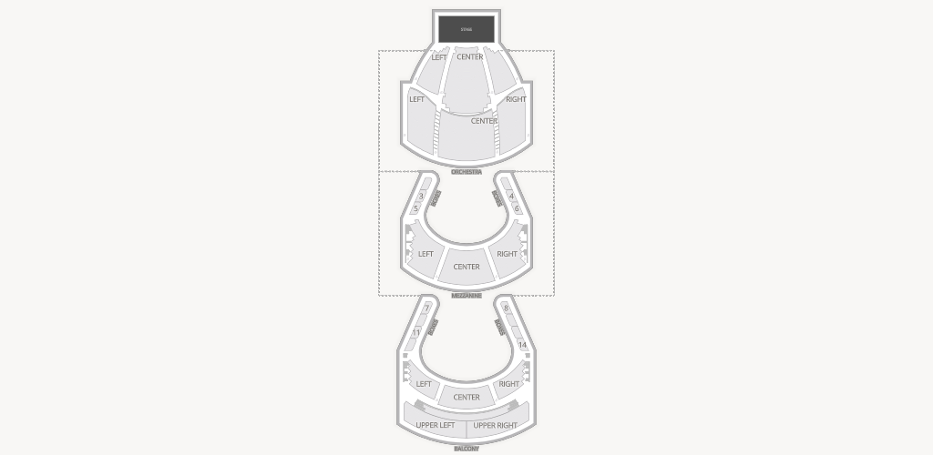 Walt Disney Theater at Dr Phillips Center Seating Chart