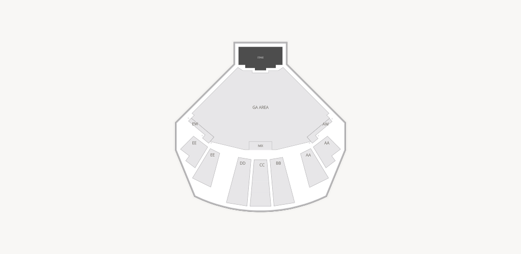 WaMu Theater Seating Chart