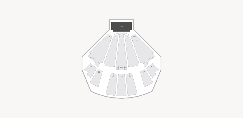 WaMu Theater Seating Chart