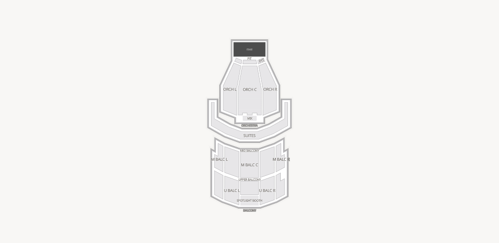 Warner Theatre - DC Seating Chart