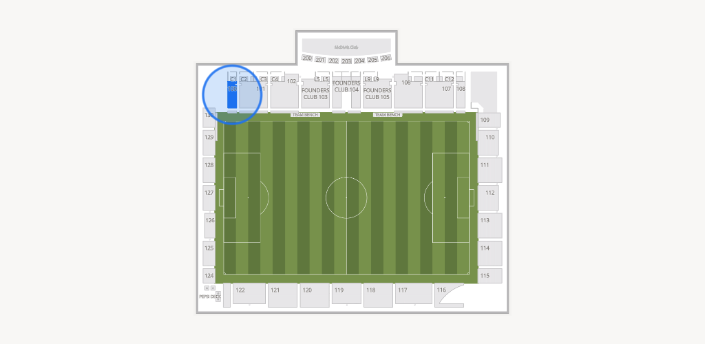 Weidner Field Seating Chart