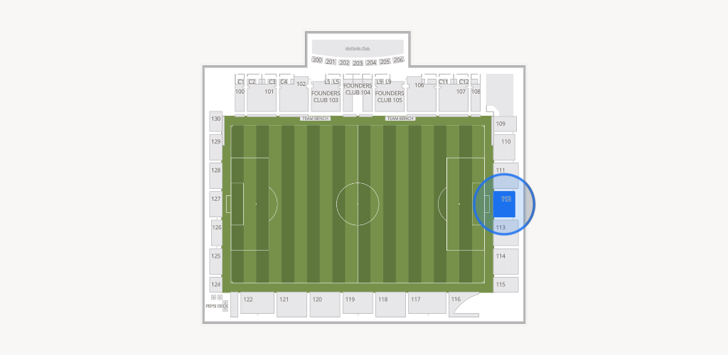 Weidner Field Seating Chart