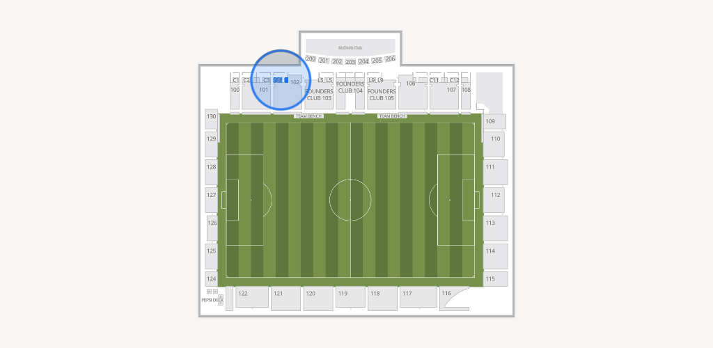 Weidner Field Seating Chart