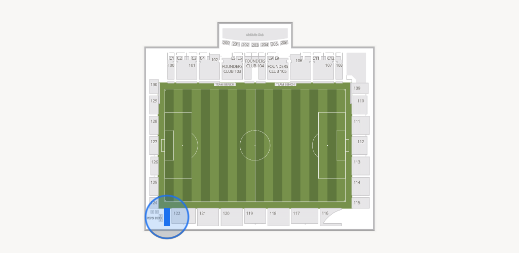 Weidner Field Seating Chart