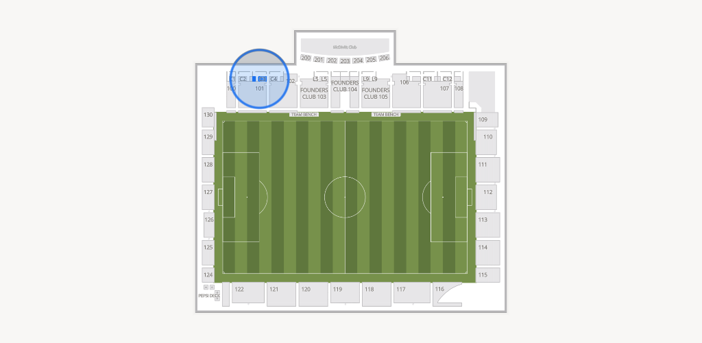 Weidner Field Seating Chart