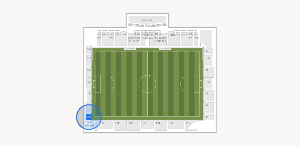 Weidner Field Seating Chart