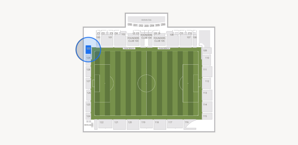 Weidner Field Seating Chart