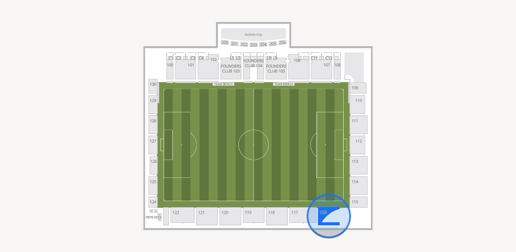 Weidner Field Seating Chart