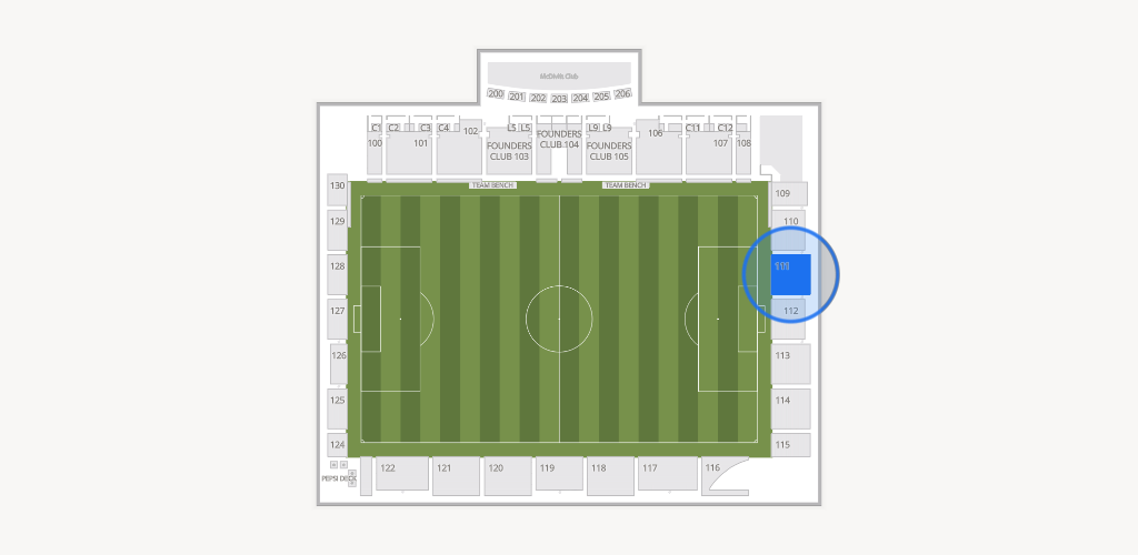 Weidner Field Seating Chart