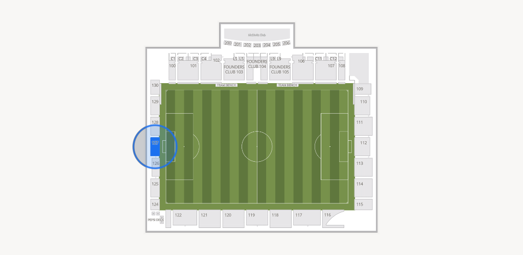 Weidner Field Seating Chart
