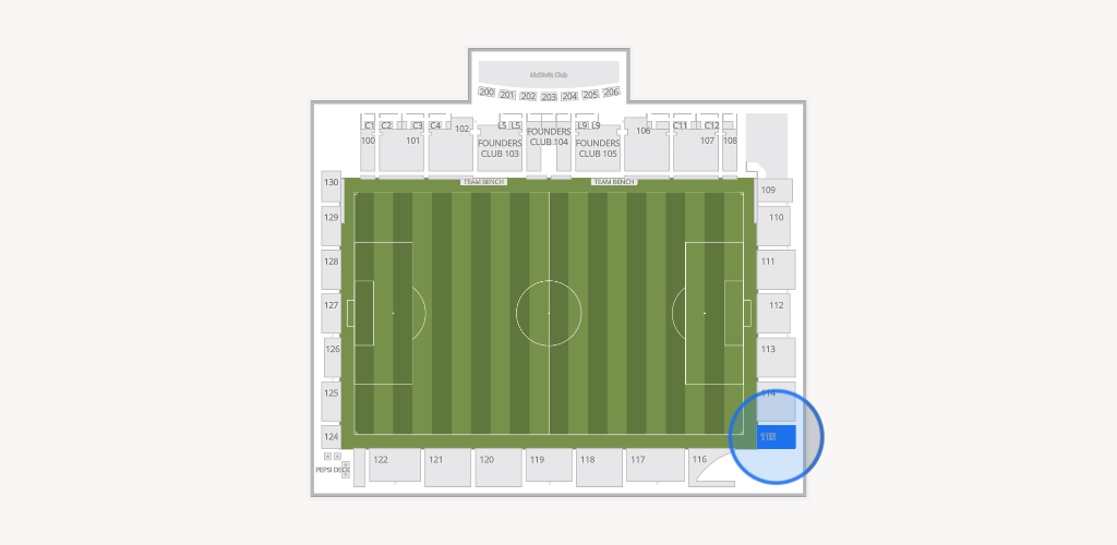 Weidner Field Seating Chart