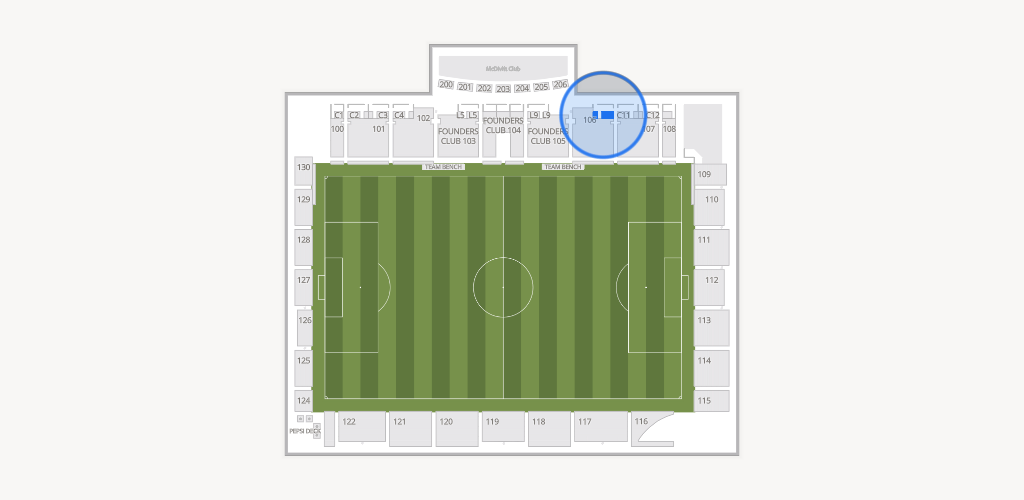 Weidner Field Seating Chart