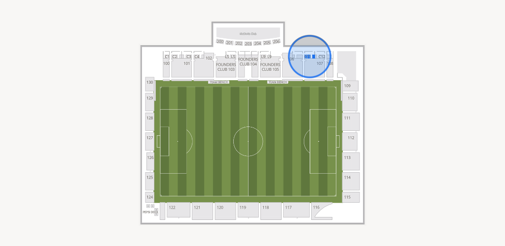 Weidner Field Seating Chart