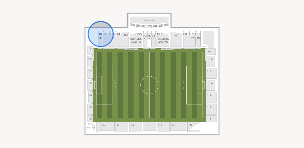 Weidner Field Seating Chart