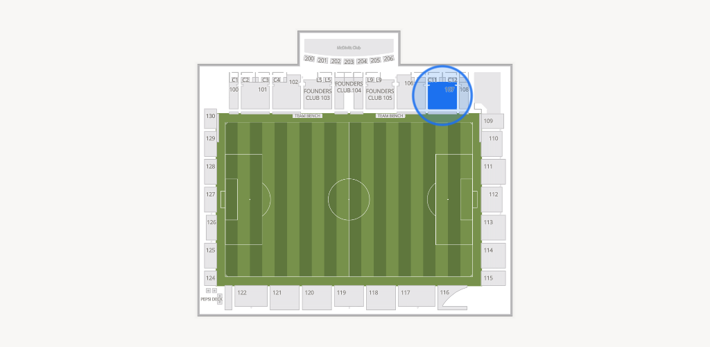 Weidner Field Seating Chart