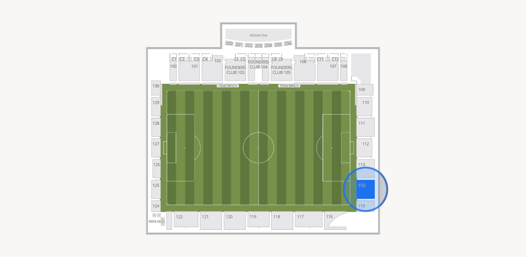 Weidner Field Seating Chart