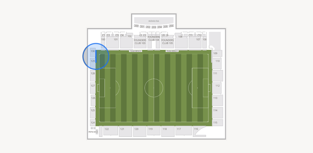 Weidner Field Seating Chart