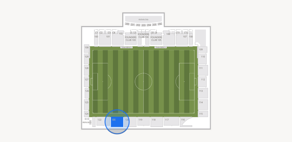 Weidner Field Seating Chart