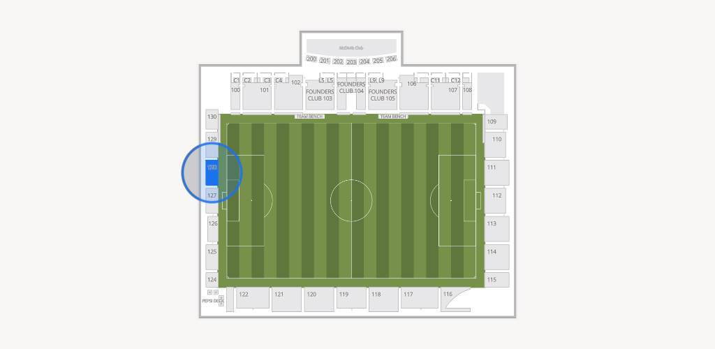 Weidner Field Seating Chart