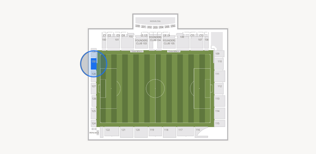 Weidner Field Seating Chart