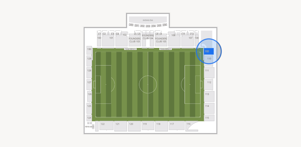 Weidner Field Seating Chart
