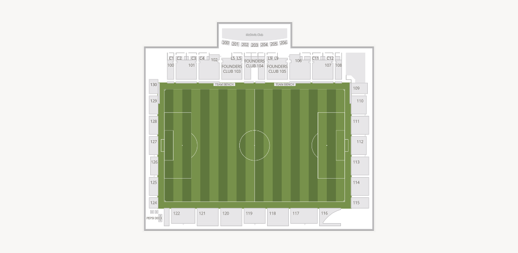 Weidner Field Seating Chart