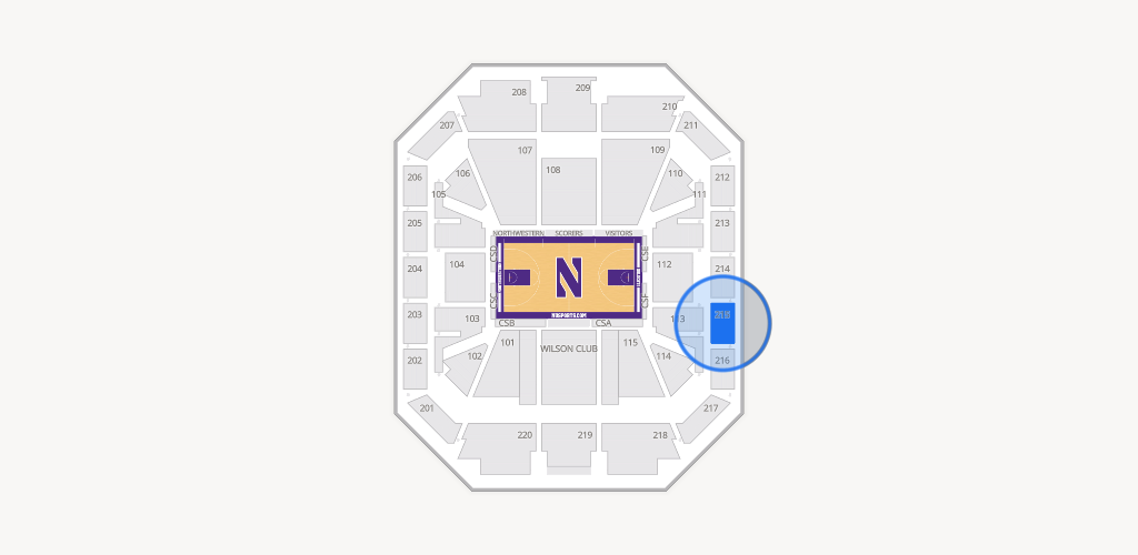 Welsh-Ryan Arena Seating Chart
