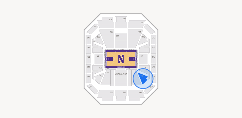 Welsh-Ryan Arena Seating Chart