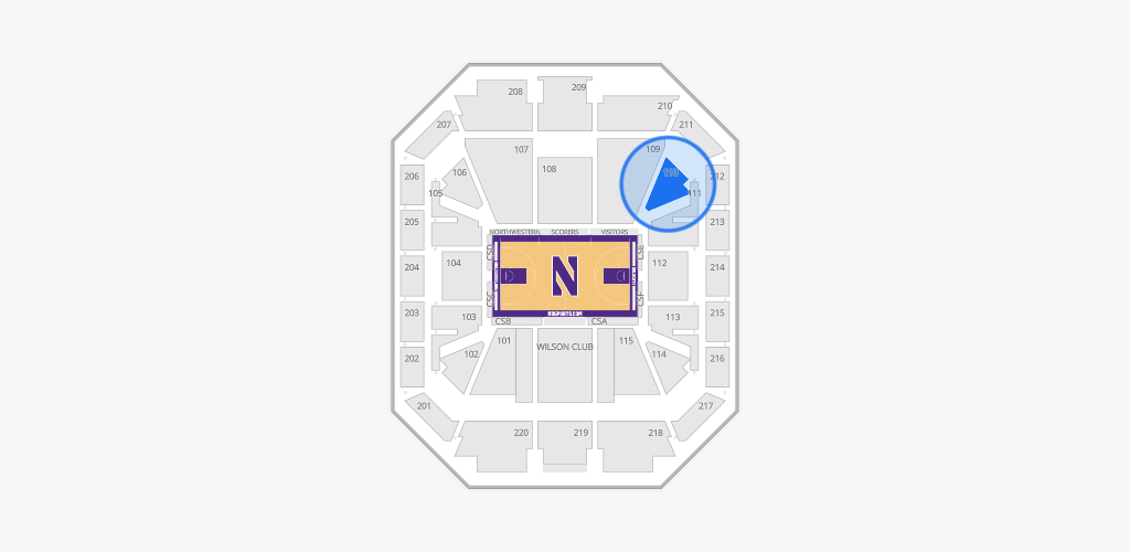 Welsh-Ryan Arena Seating Chart