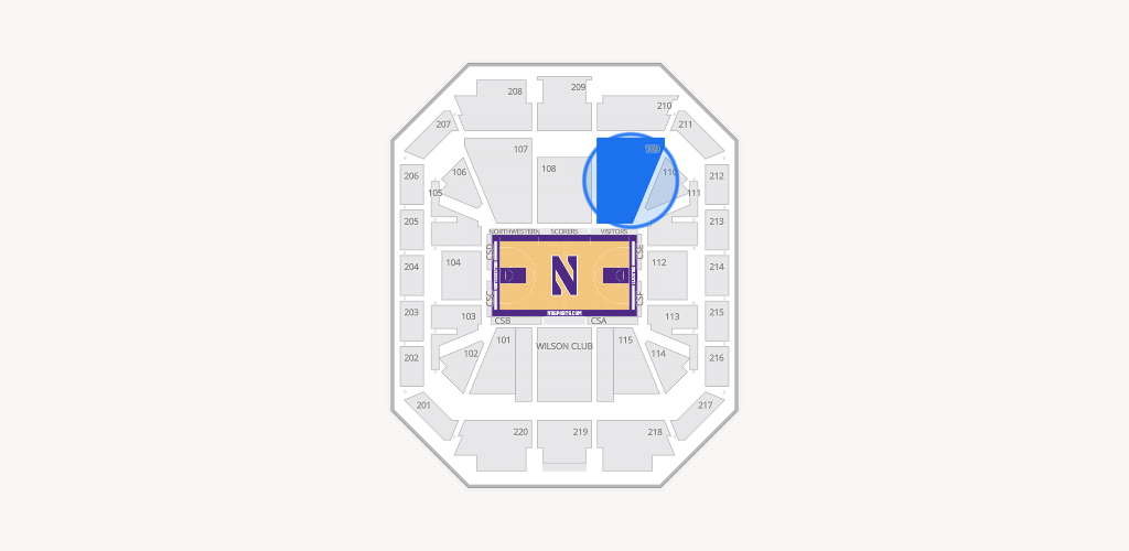 Welsh-Ryan Arena Seating Chart