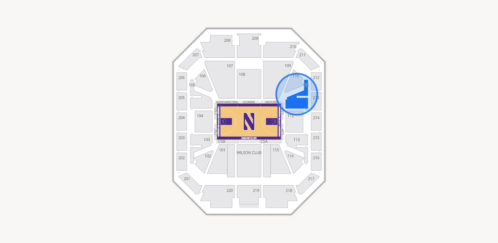 Welsh-Ryan Arena Seating Chart