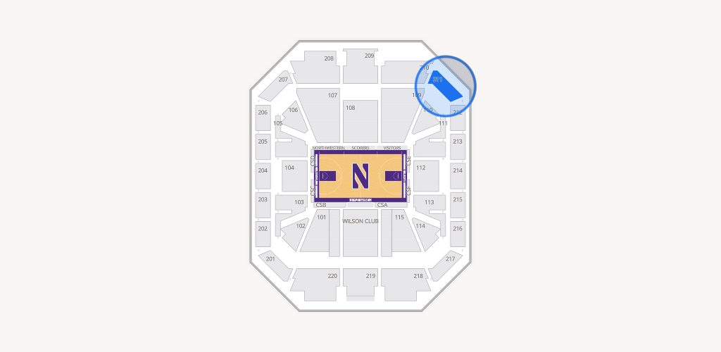 Welsh-Ryan Arena Seating Chart