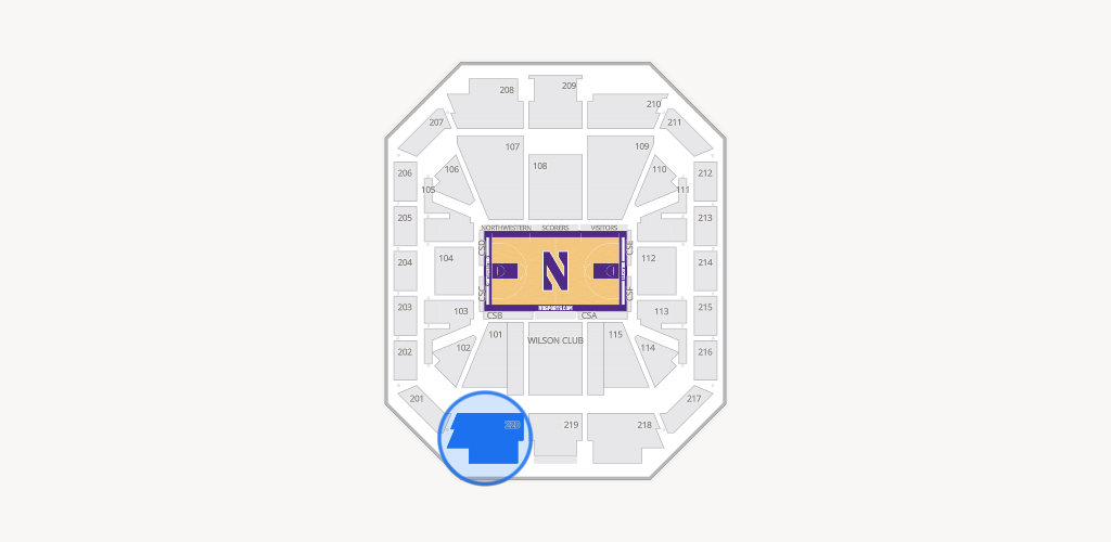 Welsh-Ryan Arena Seating Chart