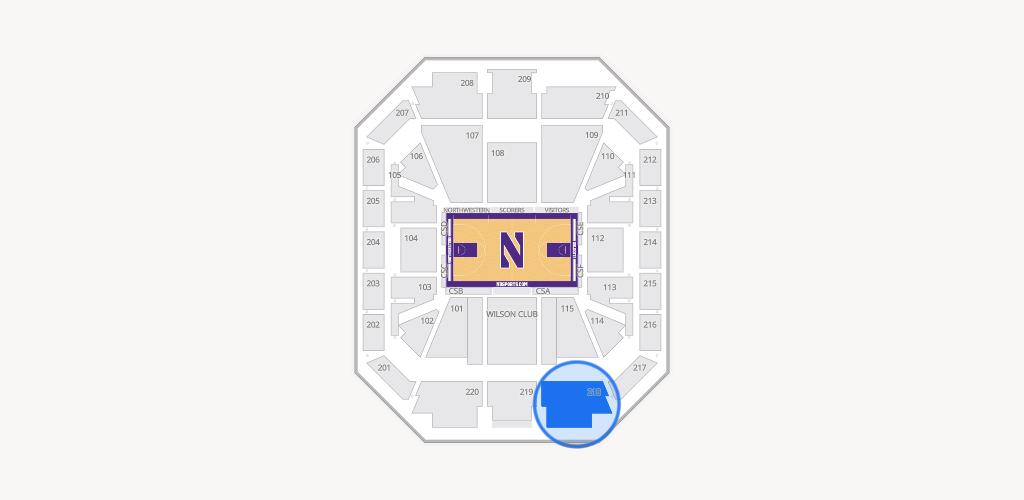 Welsh-Ryan Arena Seating Chart