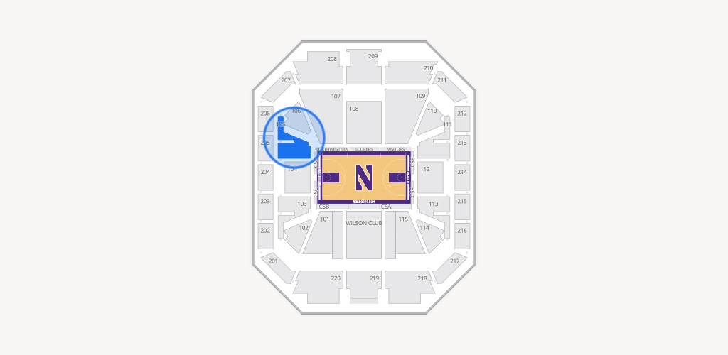 Welsh-Ryan Arena Seating Chart
