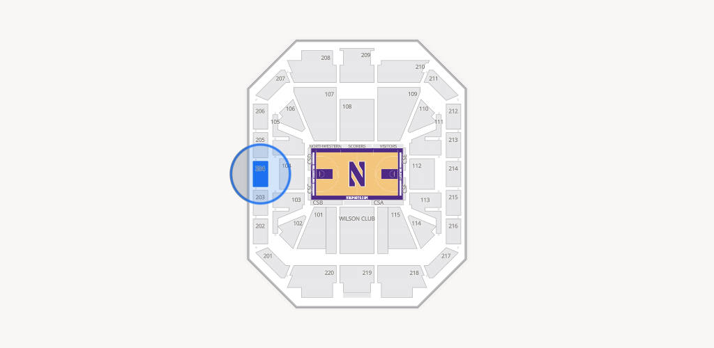Welsh-Ryan Arena Seating Chart