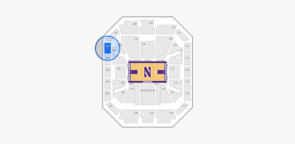 Welsh-Ryan Arena Seating Chart