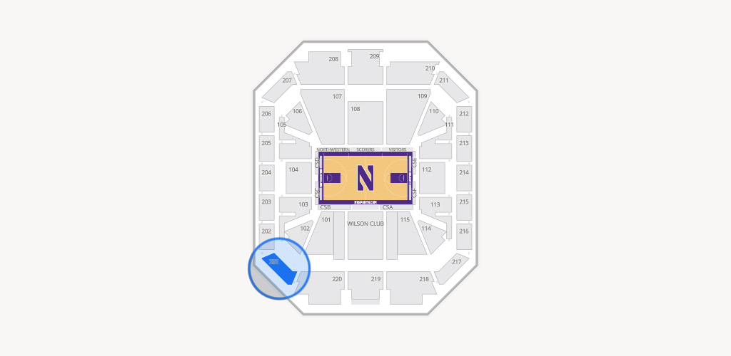 Welsh-Ryan Arena Seating Chart